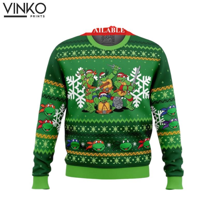 Teenage Mutant Ninja Turtle TMNT Ugly Christmas Sweater