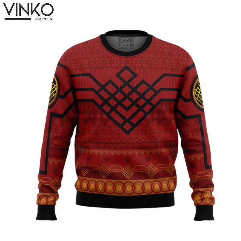 Ten Golden Rings ShangChi Marvel Ugly Christmas Sweater