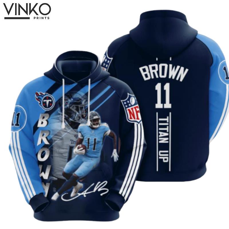 Tennessee Titans Aj Brown Hoodie