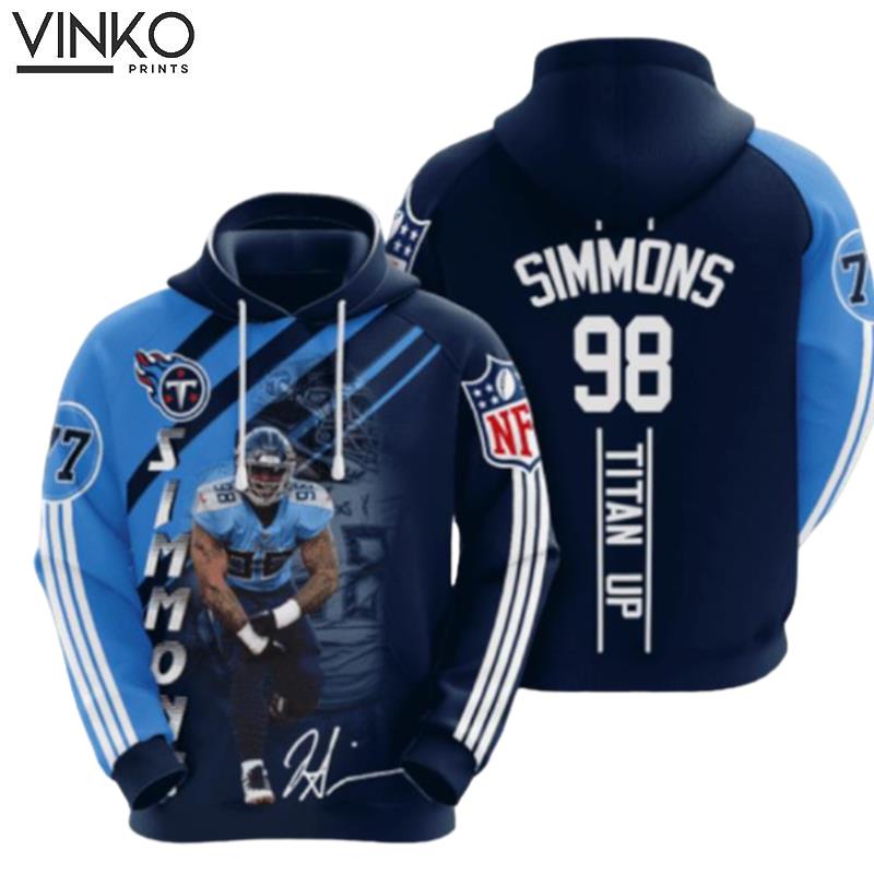 Tennessee Titans Jeffery Simmons Hoodie