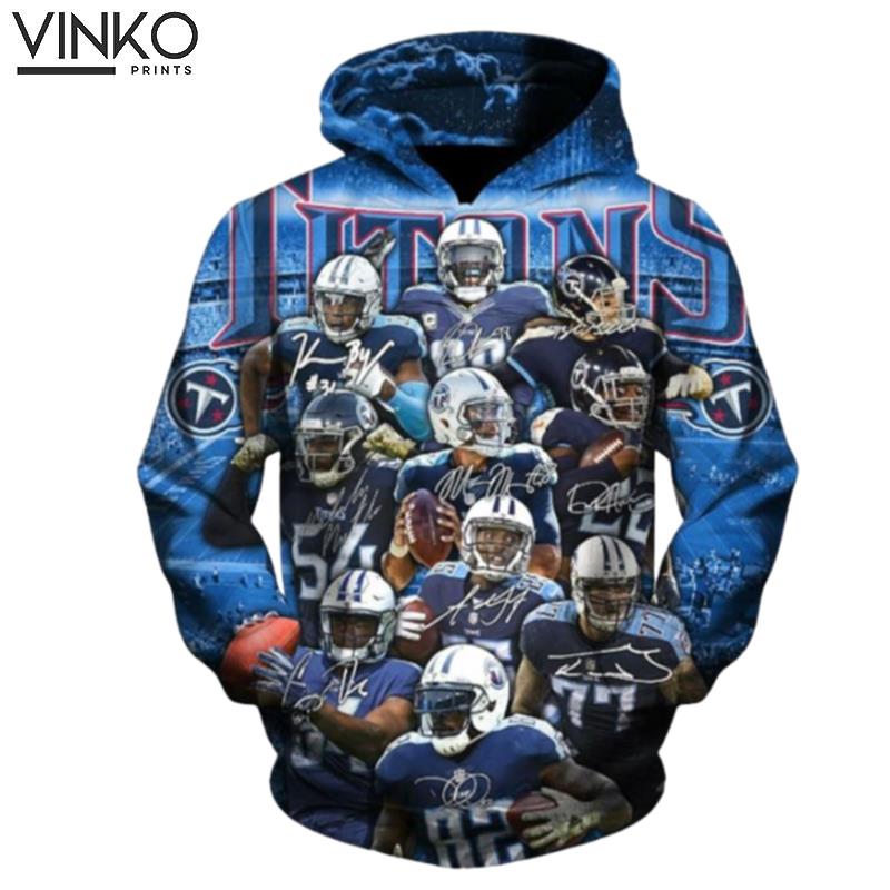 Tennessee Titans Nfl All Star Players Hoodie