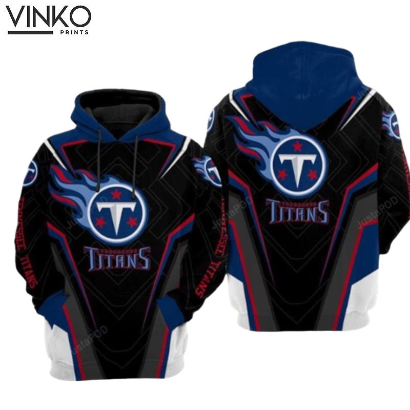 Tennessee Titans Nfl Football Black Hoodie