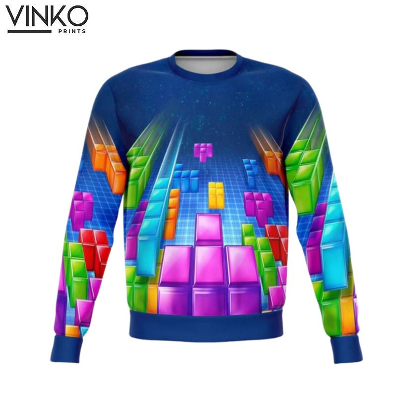 Tetris 3D Unisex Ugly Christmas Sweater