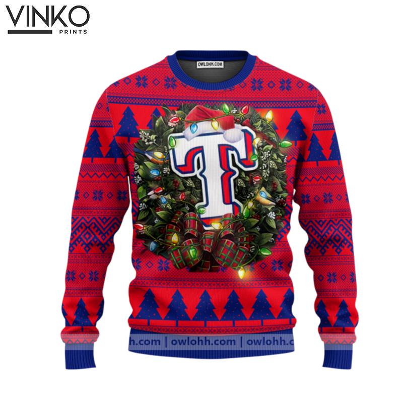 Texas Rangers Ugly Christmas Sweater