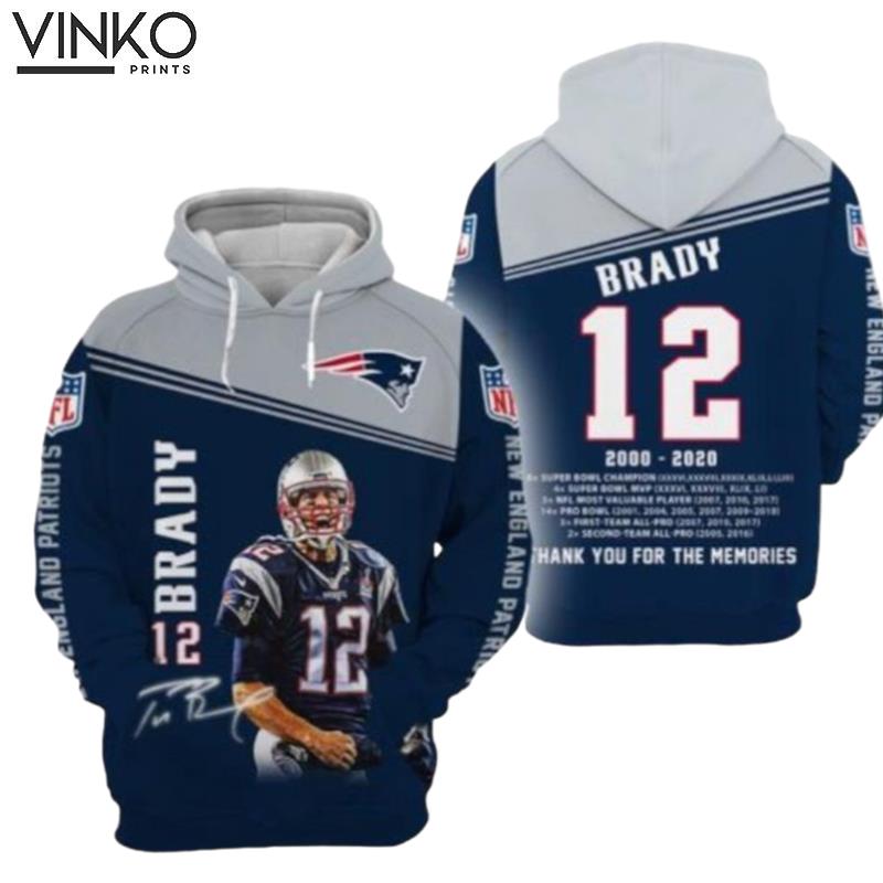 Thank You Tom Brady For Men And Women Hoodie