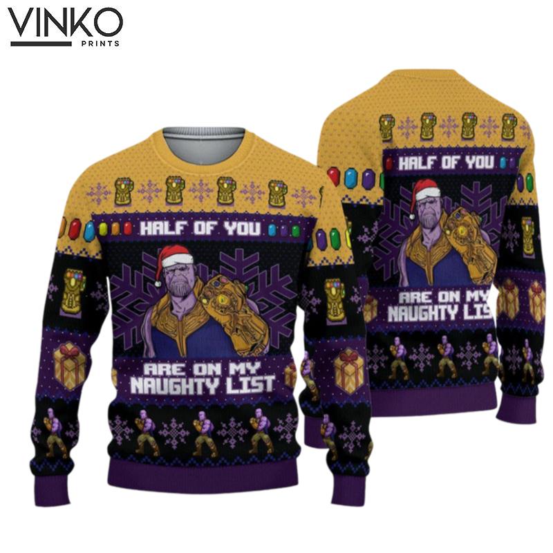 Thanos Thanos Ugly Christmas Sweater