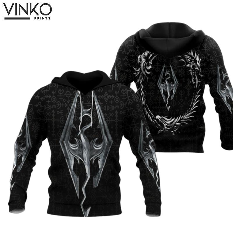 The Elder Scrolls V Skyrim Games Hoodie