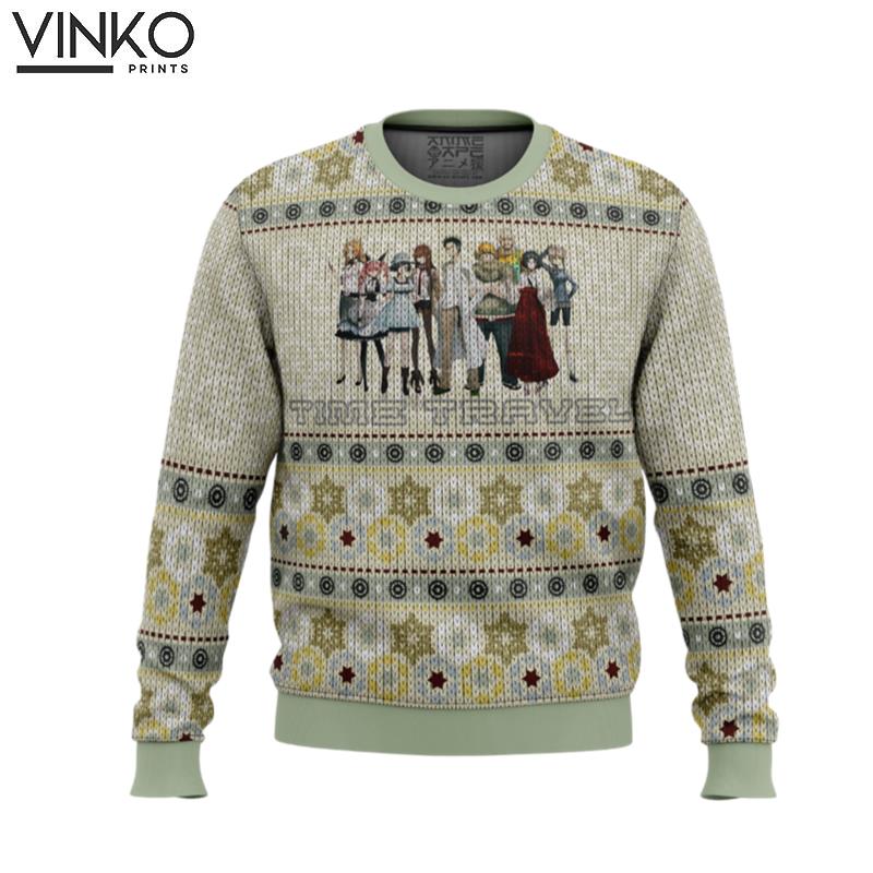 The Elite Team Steins Gate Ugly Christmas Sweater