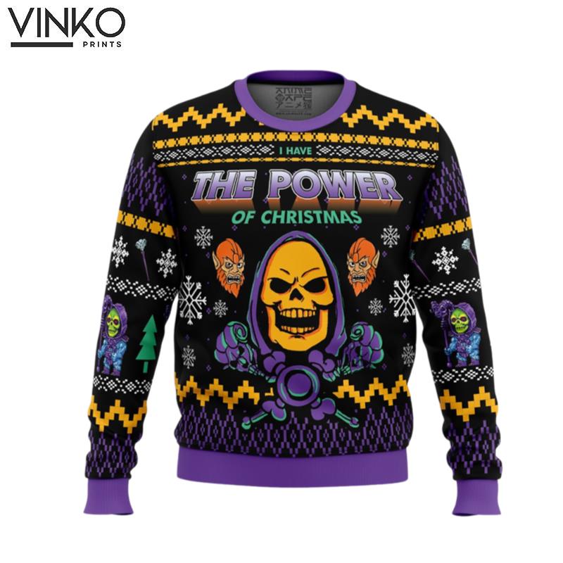 The Evil Power of Christmas HeMan Ugly Christmas Sweater