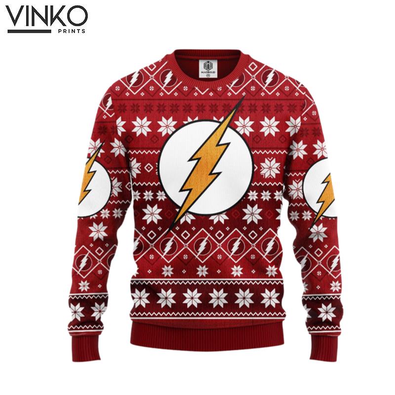 The Flash Amazing Gift Idea Thanksgiving Gift Ugly Christmas Sweater