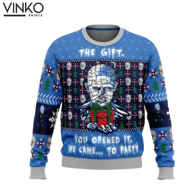 The Gift Hellraiser Ugly Christmas Sweater