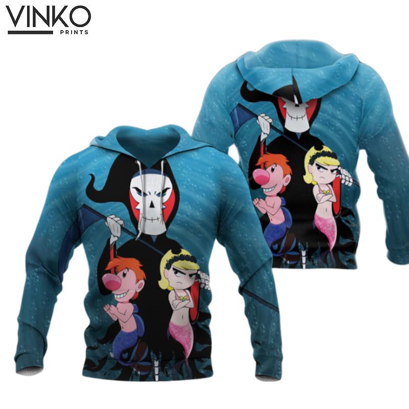 The Grim Of Billy Mandy Cartoon Hoodie