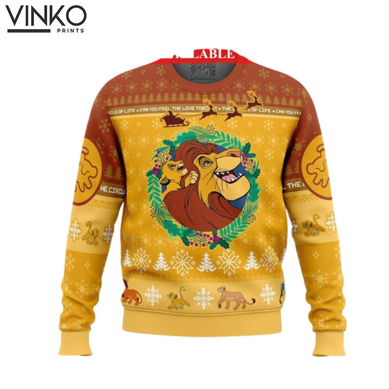 The Lion Kings Ugly Knitted Ugly Christmas Sweater