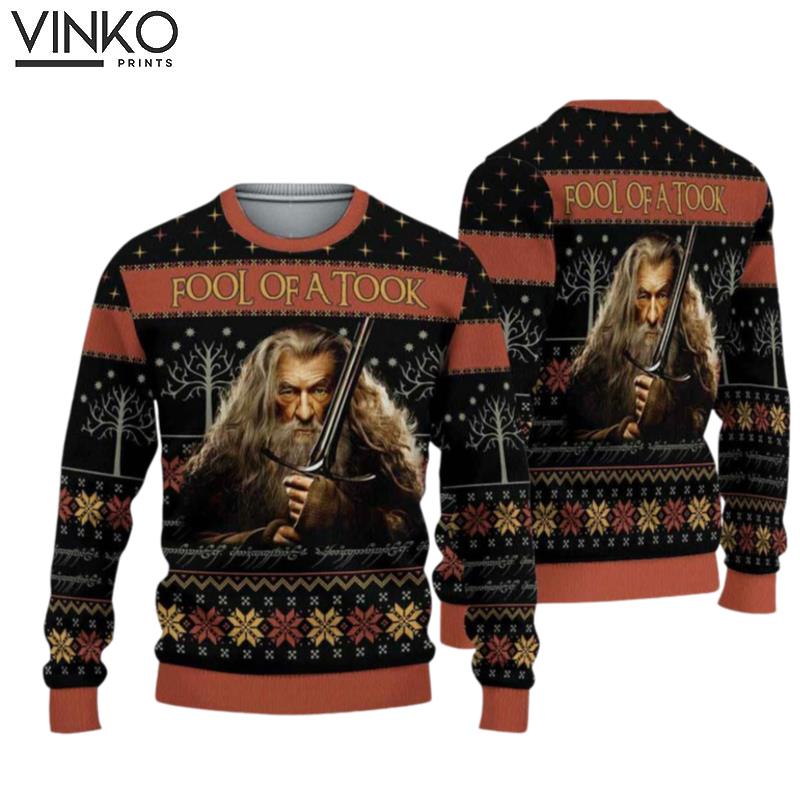 The Lord of the Rings Gandaft Ugly Christmas Sweater