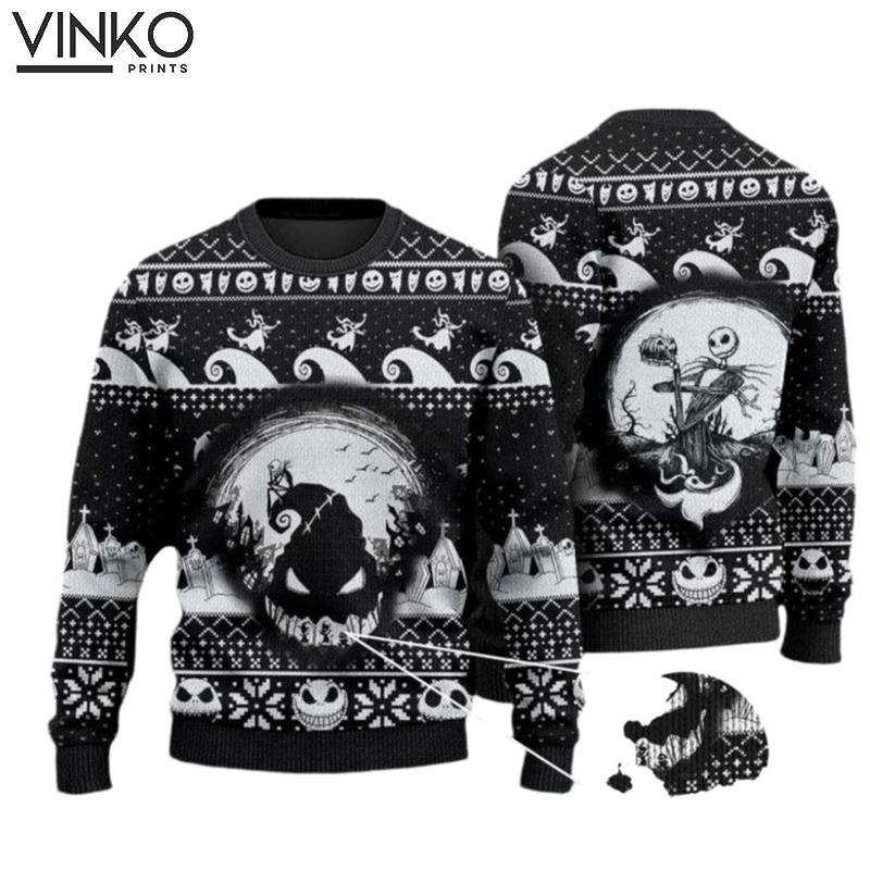 The Nightmare Before Christmas Horror Ugly Christmas Sweater