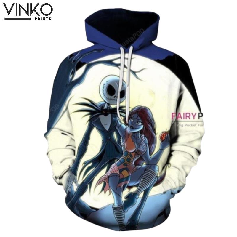 The Nightmare Before Christmas Sally Jack Skellington Hoodie