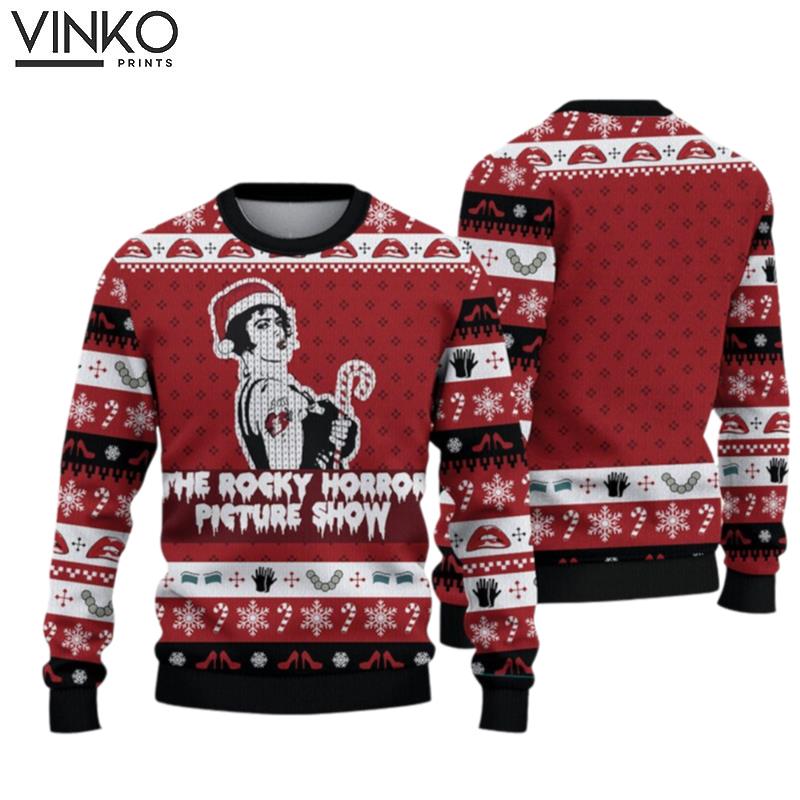 The Rocky Horror Picture Show Woolen For Holiday Horror Show Ugly Christmas Sweater