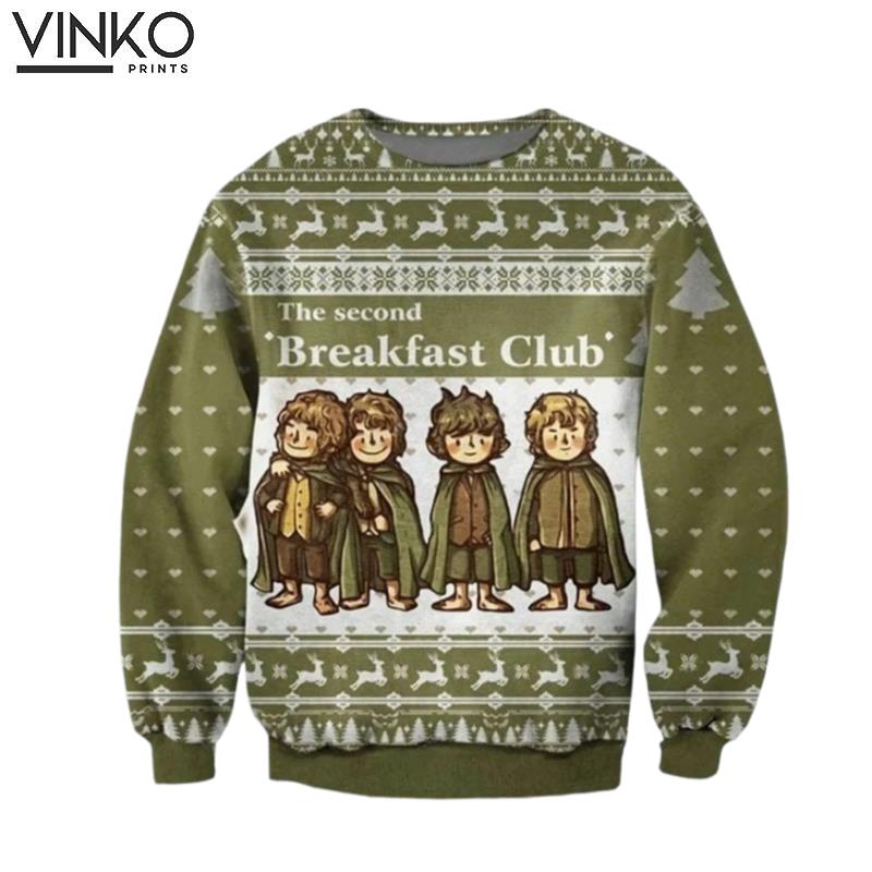 The Second Breakfast Club Christmas Knitting Pattern Ugly Christmas Sweater