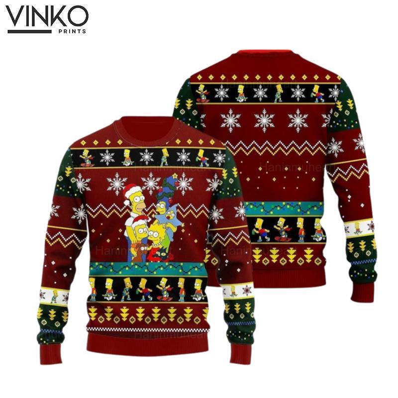 The Simpsons The Simpsons Ugly Christmas Sweater