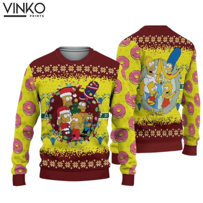 The Simpsons Ugly Christmas Sweater