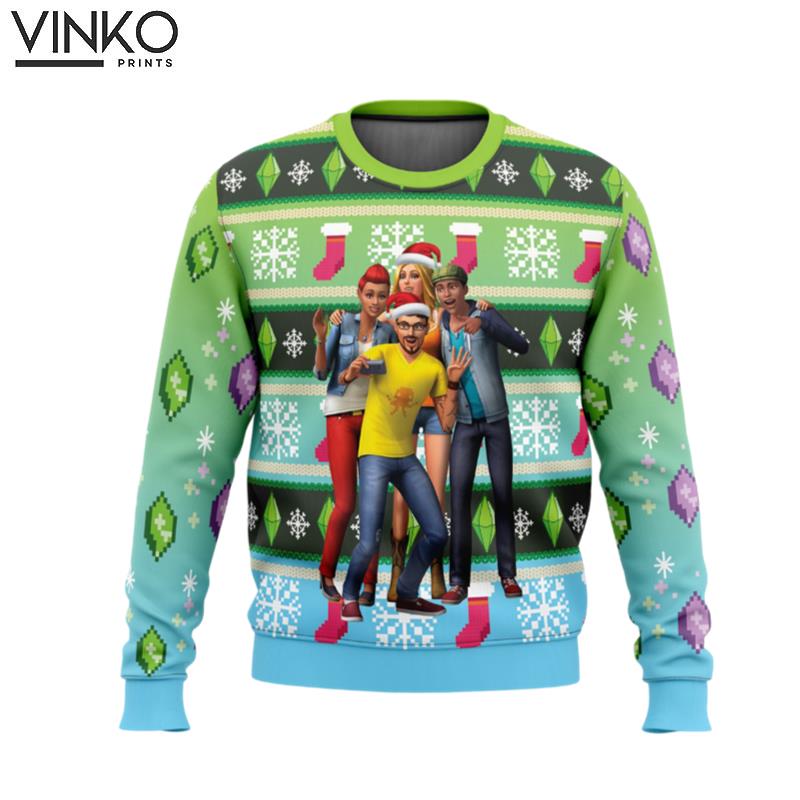 The Sims Ugly Christmas Sweater