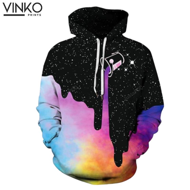 The Starry Rainbow Paint Hoodie