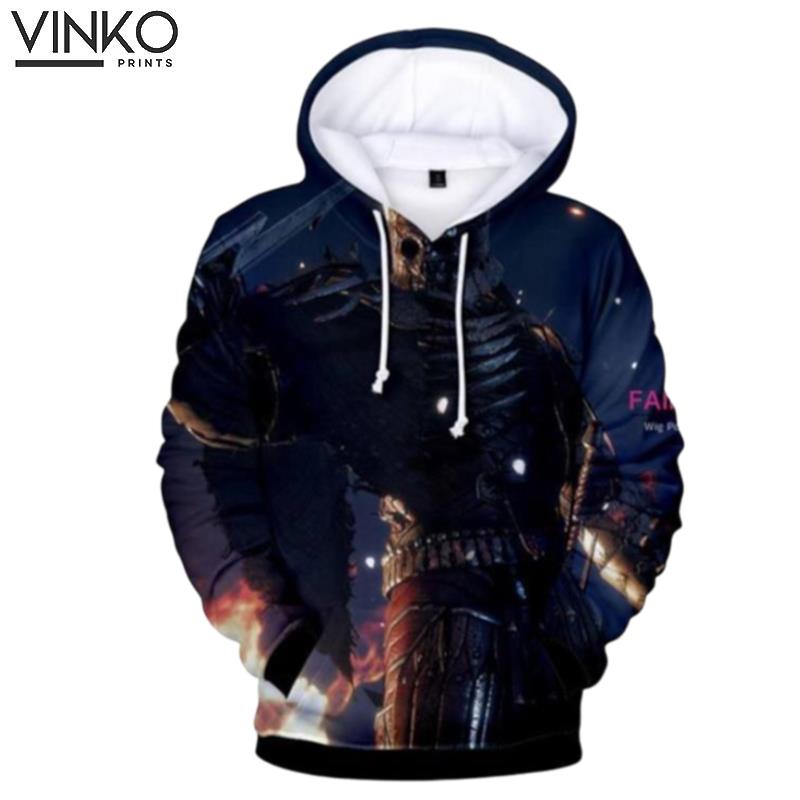 The Witcher 3 Wild Hunt Blue Hoodie