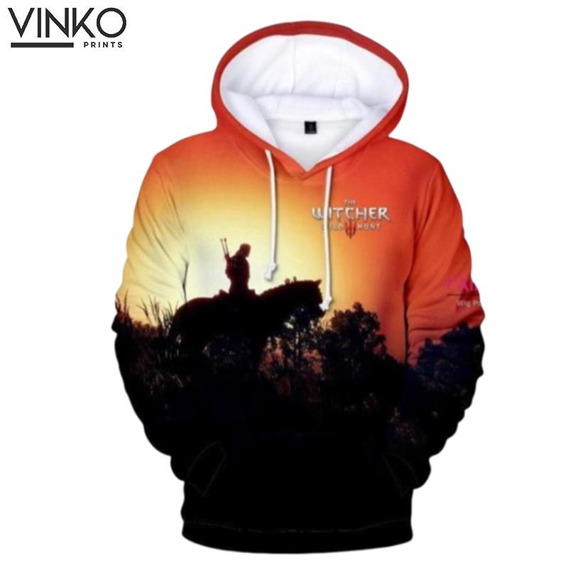 The Witcher 3 Wild Hunt Cadmium Orange Hoodie