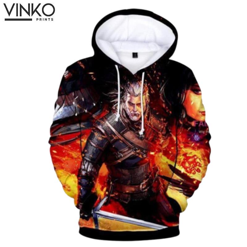 The Witcher 3 Wild Hunt Geralt Of Rivia Hoodie