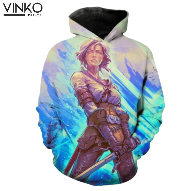 The Witcher Ciri Epic Ciri Battle Clothing Hoodie