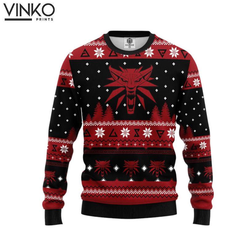 The Witcher Red 130 Ugly Christmas Sweater