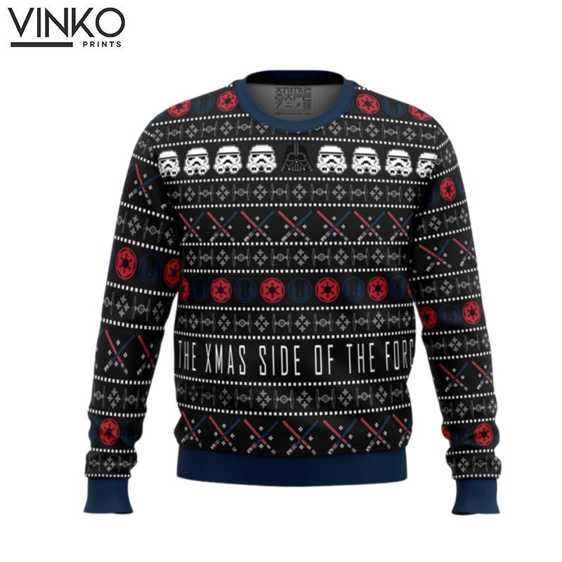 The Xmas Side Of The Force Star Wars Ugly Christmas Sweater