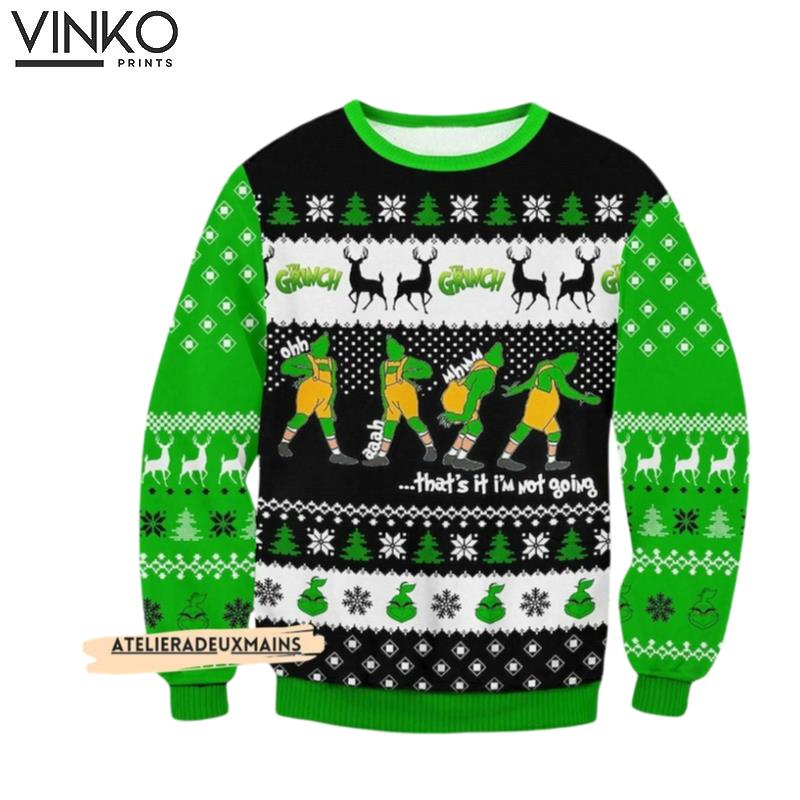 The funny character Xmas Funny Grinchs Lovers Ugly Christmas Sweater