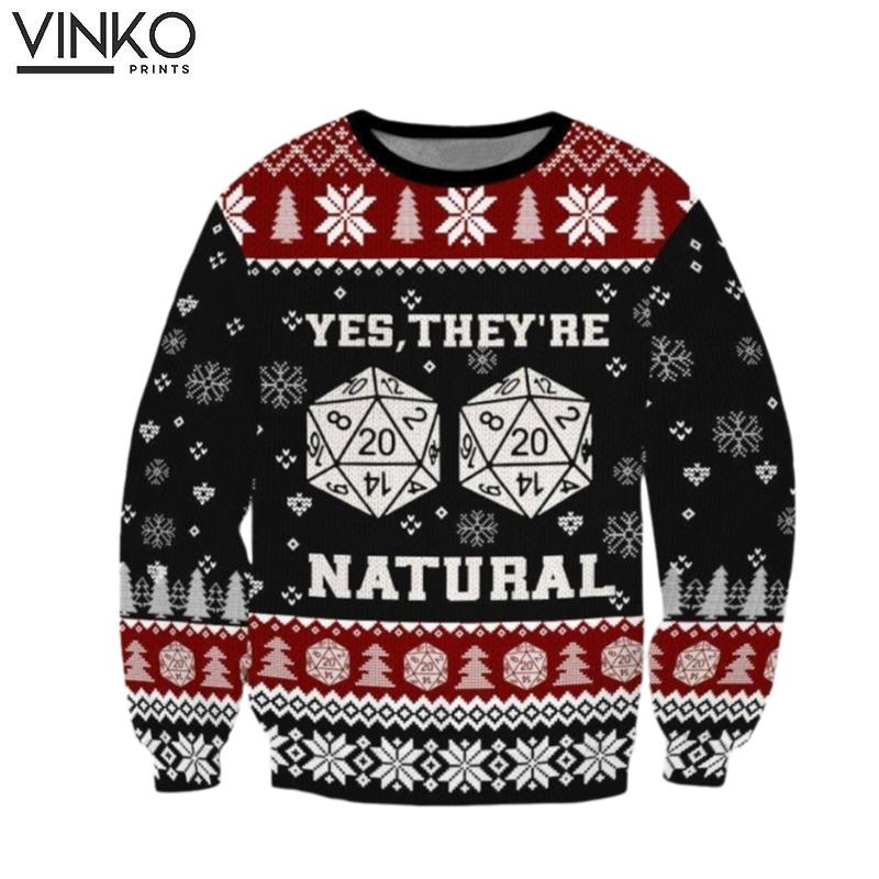 They Are Natural Adult Ugly Christmas Sweater