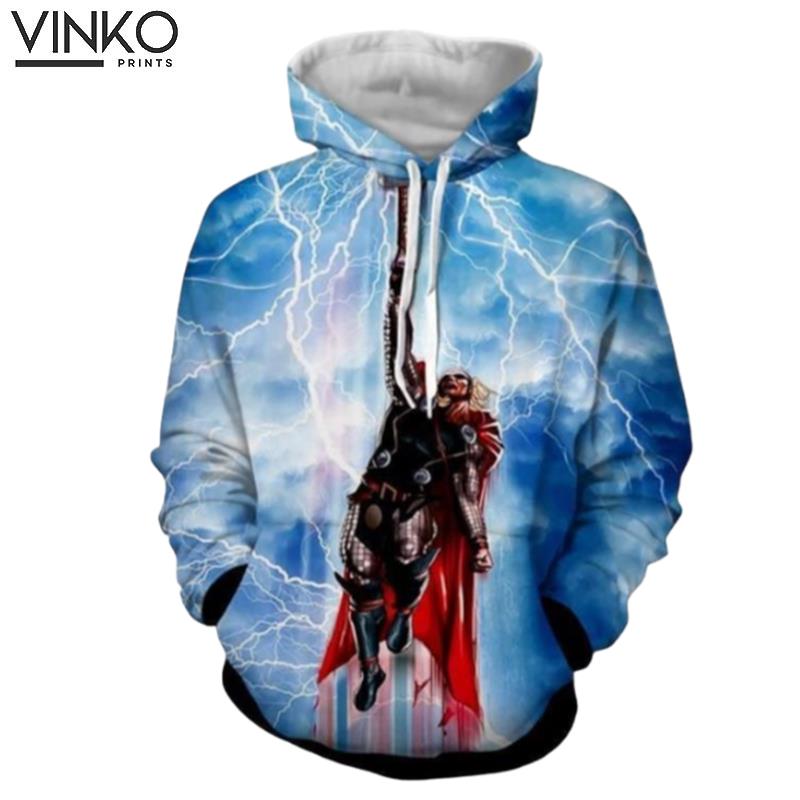 Thor Flying Thor Hoodie