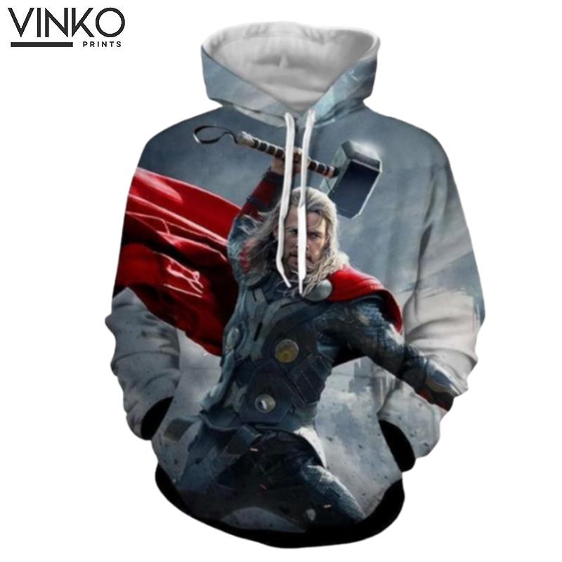 Thor Thor Mjolnir Attack Hoodie