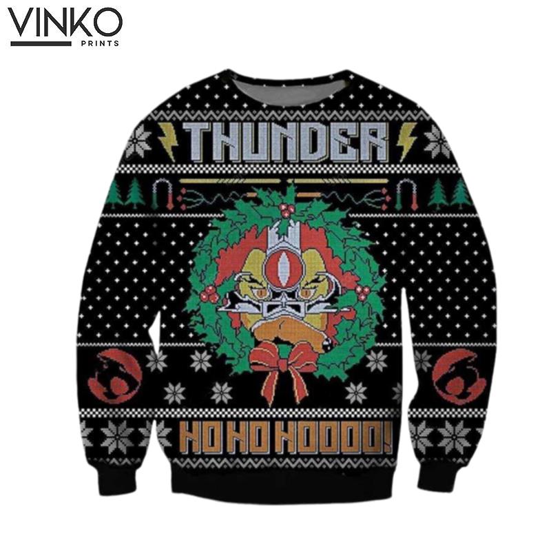 Thunder Ho Ho Ho Ugly Christmas Sweater