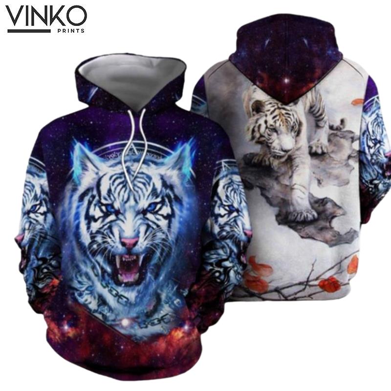 Tiger And Pered Custom Tiger Graphic Hoodie