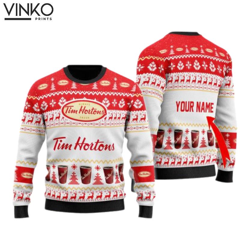 Tim Hortons Ugly Christmas Sweater