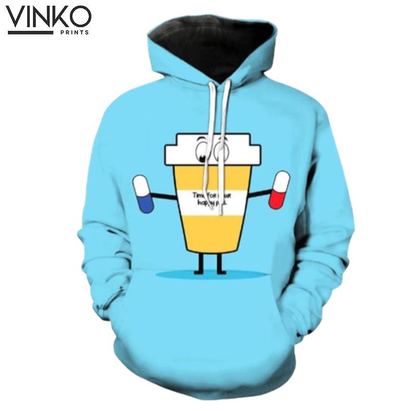 Time For Your Happy Pills Hoodie