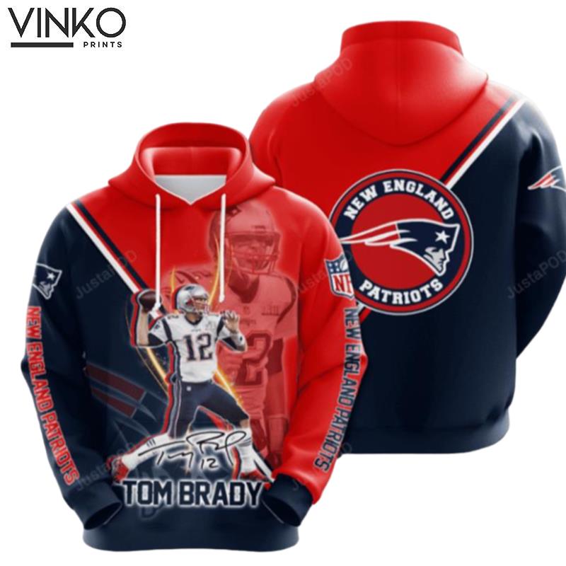 Tom Brady New England Patriots Men And Women New England Patriots Hoodie