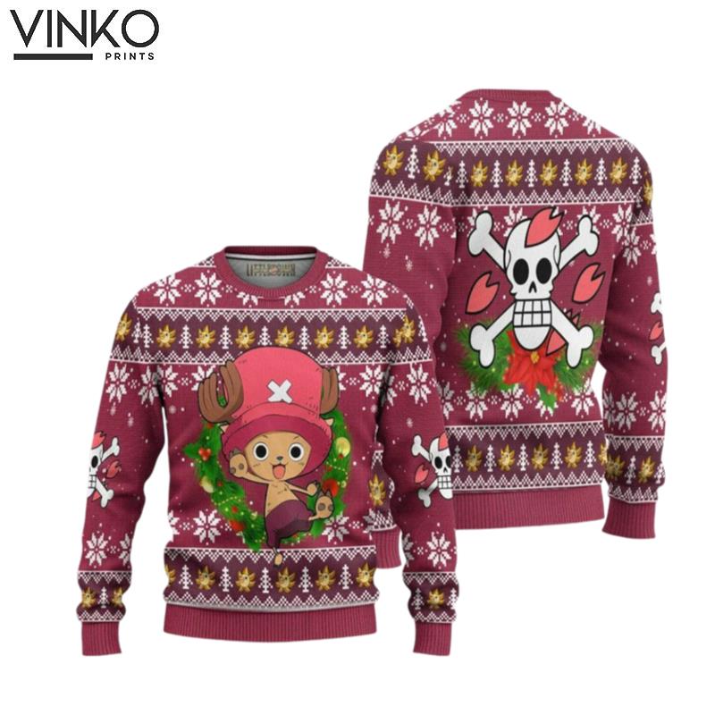 Tony Tony Chopper One Piece Ugly Christmas Sweater