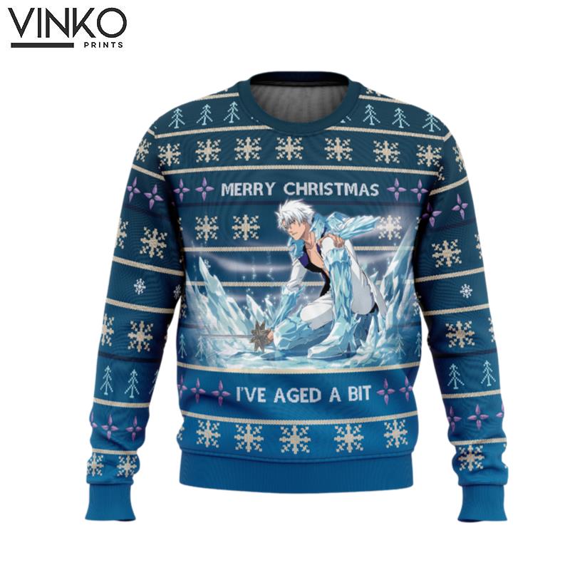 Toshiro Hitsugaya Bleach ThousandYear Blood War Ugly Christmas Sweater