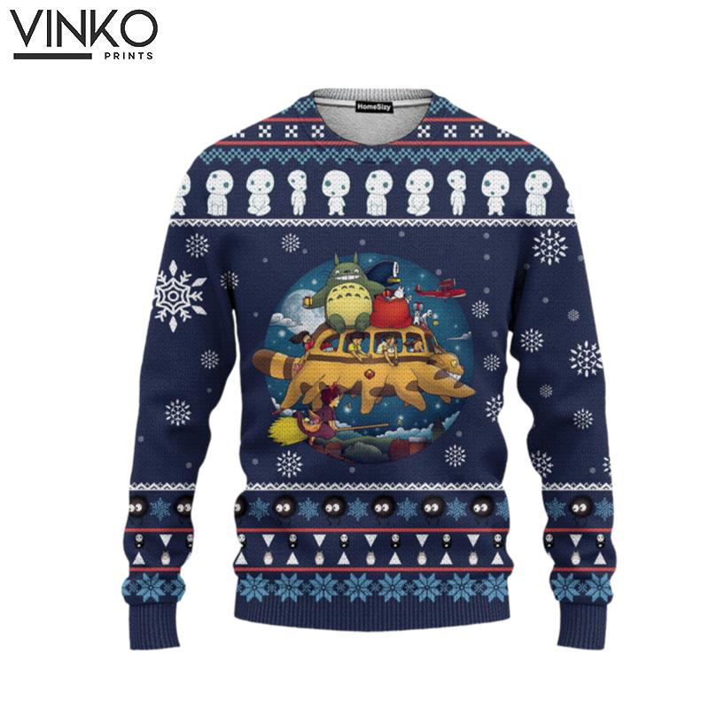 Totoro Custom Cosplay Ugly Christmas Sweater