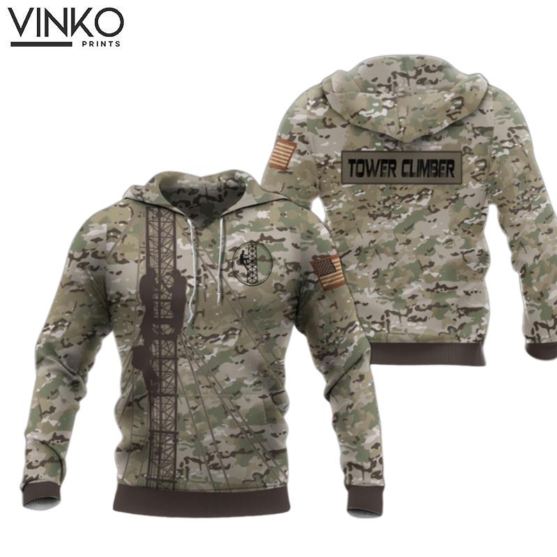 Tower Climber Camo Hoodie