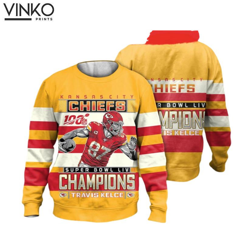 Travis Kelce Champions Match 3D Vintage 90s #87 Tight End H omage Retro Shirt Ugly Christmas Sweater