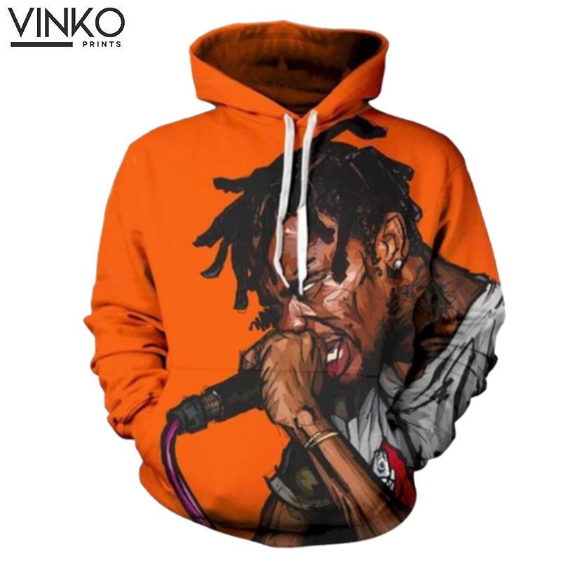 Travis Scott And Pered Custom Travis Scott Graphic Hoodie