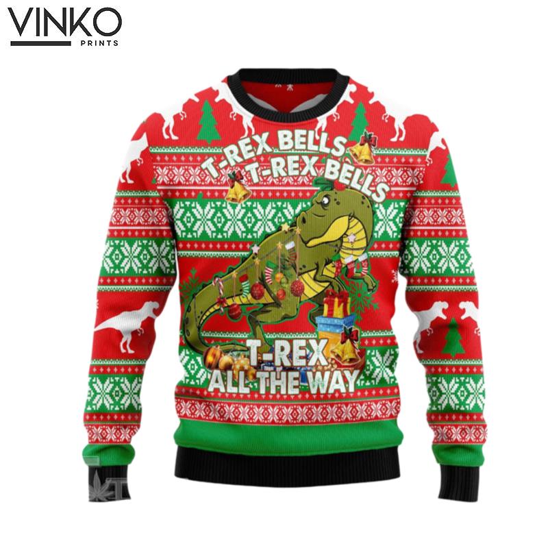 Trex Tree Christmas Ugly Christmas Sweater