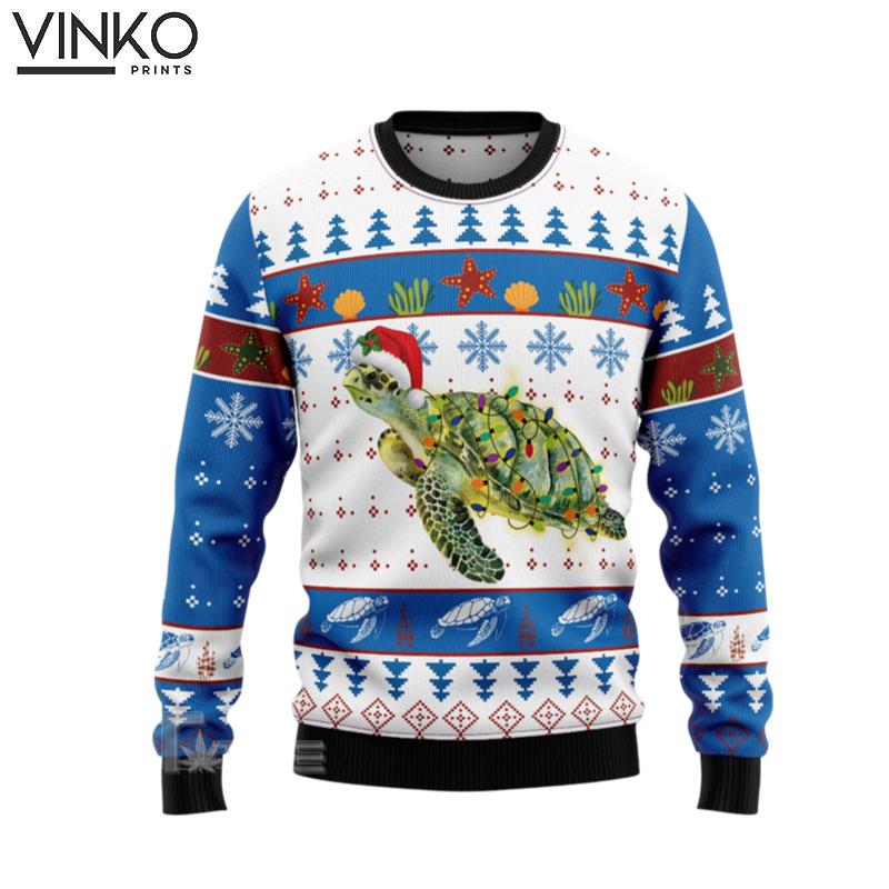 Turtle Xmas Ugly Christmas Sweater