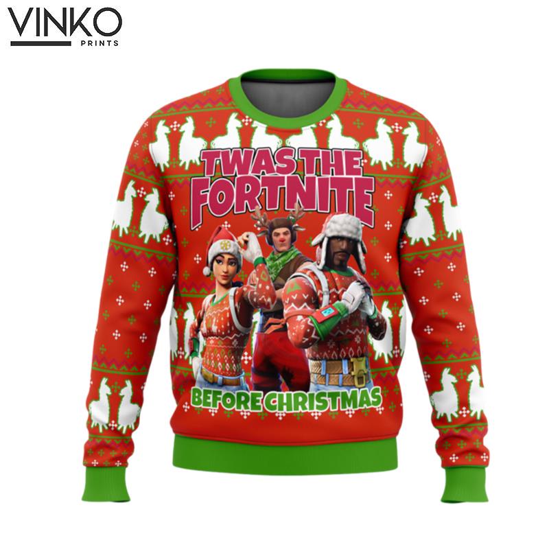 Twas The Fortnite Ugly Christmas Sweater